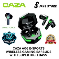CAZA A06 E-SPORTS WIRELESS GAMING EARBUDS WITH SUPER HIGH BASS AND SMART TOUCH FUNCTION