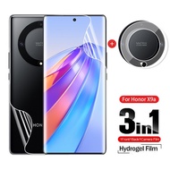 3IN1 Front Back Lens Camera For Honor X9A X 9 A X9 9A HonorX9A 5G Screen Protector Film Not Tempered