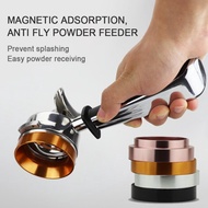 Dosing Powder Ring Magnetic Espresso Tamper Aluminium 58mm - Black