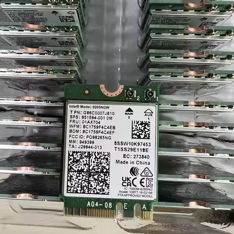 LSC NEW For INTEL 8265NGW DUAL BAND WIRELESS-AC 8265 PCI-E M.2 WLAN BT 4.2 WIFI CARD 01AX704