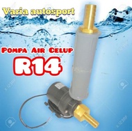 Pompa Air Celup R14 DC Kolam Ikan Mini 12v Hidroponik Aquarium