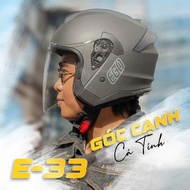 EGO E-33 3/4 spoiler helmet - DOT standard