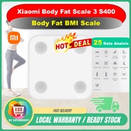 Xiaomi Body Fat Scale 3 S400 BMI Body Fat scale Smart Composition Weight Scale Balance Test