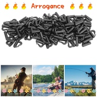 ARROGANCED 200PCS Rotating Snaps, Black Lightweight Clevis Snaps, Portable Plastic 13mm Fast Change 