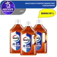 [Bundle of 3] Walch Multi-Purpose 2X Disinfectant (Concentrated) 1.6L