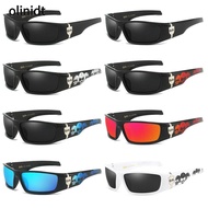 OLINIXT Hip-Hop Shades, Driving Riding Biker Gangster Style Polarized Sunglasses, Trendy  Coast Wrap