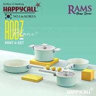 Happycall 4 Pcs ADDZ Blanch IH Cookware Set / Set Periuk Happpycall / Periuk Korea Tak Melekat / Set