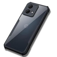 Moto G34 5G 黑邊框 背透明 手機殼 四角加厚透明殼 Motorola 摩托羅拉 防摔殼 鏡頭貼 防窺 保護貼