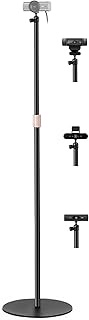 Webcam Floor Stand 63" Compatible with Logitech MX-Brio-4K C920 C922 C930 C925e C615 StreamCam, Brio