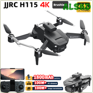 ALSKD JJRC H115 Drone Tanpa Sikat 4K HD HD เซ็นเซอร์หลีกเลี่ยงอุปสรรคกล้องถ่ายรูปทางอากาศตำแหน่งลื่น