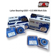 Bearing Laher 6301 + 0.5mm / 6301 +0.5 MM Custom Oversize Edo Brand High QualityOriginal - Oversized