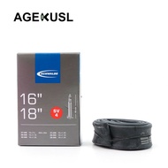 Bike Inner Tube SV4 16" 18" x 1-3/8-1.35 28/37-340/355 Schrader Presta Valve Use For Brompton Foldin
