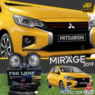 [ E-TAX ] ไฟตัดหมอกมิราจ  ชุดไฟตัดหมอก มิตซูบิชิมิราจ MITSUBISHI MIRAGE 2019 ( ยี่ห้อ INFINITE ) พร้อมอุปกรณ์ติดตั้งครบชุด