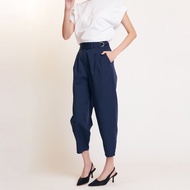 Khaki Bros. - Pegged High waist Pants - กางเกงขายาวสำหรับผู้หญิง - KL23B002