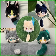 GC Genshin Imapct Alhaitham Xiao Wanderer Tighnari Kaveh Plush Dolls Gifts Pendant Cat Tail Stuffed 