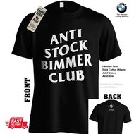 Anti Stock Bimmer Club BMW M Motorsport Car SBK Tshirt Cotton