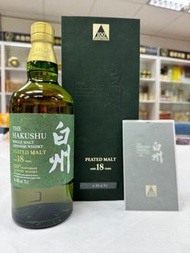 白州18年 泥煤麥芽威士忌 100週年紀念限量版 Hakushu 100th Anniversary 18 Year Old Peated Malt  Japanese Whisky Limited 