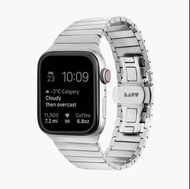 LAUT︱Apple Watch 42 / 44 / 45 mm LINKS 不鏽鋼鍊條式錶帶 - 白銀