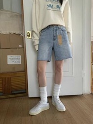 🈹東大門批發原價售出 2023春夏女裝 💯全新 🇰🇷韓國製造 A字顯瘦牛仔短褲 (M)