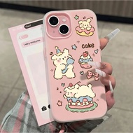 Bow Cake 2 In 1 Casing hp Realme C85 Pro 60X C75 C75X C71 Casing
