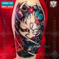 [DMC-A224] Temporary Tattoo Demon devil mask