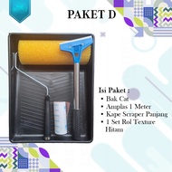 ROLL CAT TEKSTUR MOTIF KAMPROT 9 IN TEXTURE ROLLER - PAKET CAT KAMPROL