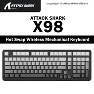 ATTACK SHARK X98 Wireless Mechanical Keyboard 102 Keys RGB Hot Swap Gasket BT5.0/2.4G/Wire