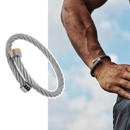 Fitness Simple Barbell Shop Bracelet Tough Guy Style Line Men Fitness Braided Bracelet Non-Fading Ti