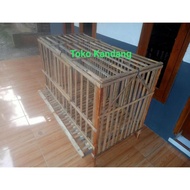 Kandang Ayam Petelur Bambu Lipat Rakitan