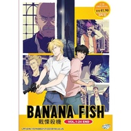 Banana Fish Complete Series Anime DVD [Free Gift] [Fast Ship]