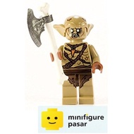 lor032 Lego The Hobbit 79010 - Goblin Soldier 2 Minifigure w Skeleton Axe - New