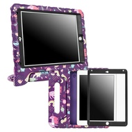 Case for iPad 9.7-inch 2018/2017 Kids Shockproof Bumper Hard Cover Handle Stand with Built in Screen