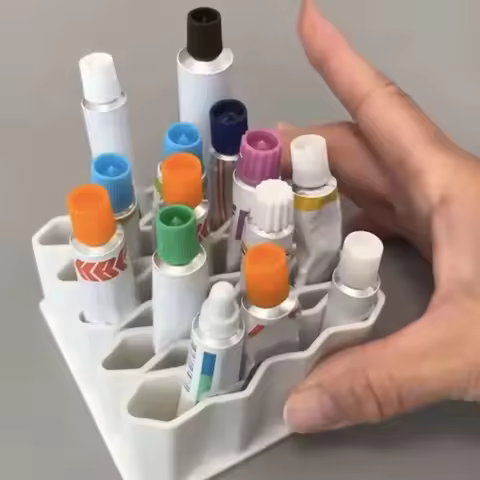 1 PCS Ointment Storage Box Ointment Desktop Storage Device 32 Compartments Storage Durable Sturdy Sp