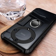 For Honor X9B case Clear Acrylic TPU Frame Shockproof Coque For Honor X9a 5G Back Ring Holder Cover