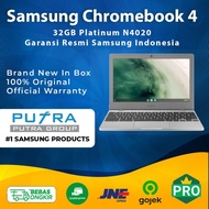 ready (RESMI) Samsung Chromebook 4 Laptop 11"6 HD 32GB 4GB Garansi
