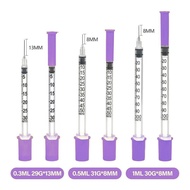 0.3 ml29G13mm Foreign Trade Insulin Disposable Small Specification with Tube [yjf]