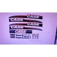 Case 580 Super L Body Sticker Stripe Case 580 Super L Sticker Stripe One Set