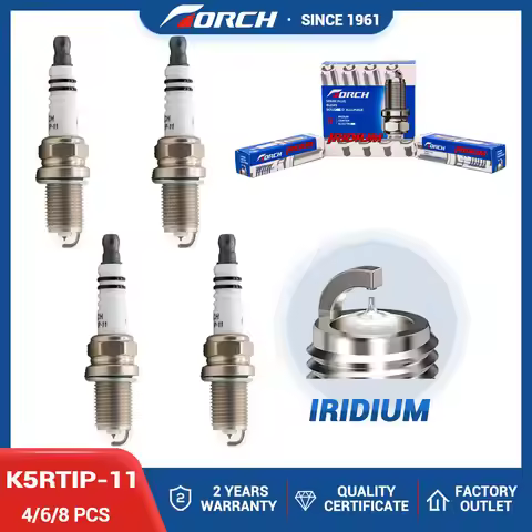 4-8PCS Iridium Platinum Spark Plug Torch K5RTIP-11 Replace for BKR5EP-11 BKR5ES-11 Champion REC10WYP