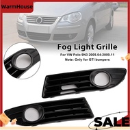 2PCS Fog Light Frame Cover Grille Grill for  9N  2005-2009 6Q0853665E, 6Q0853666G