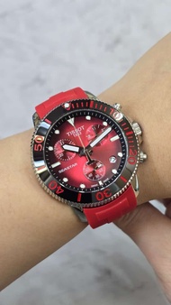 Jam Tangan Tissot SeaStar Rubber 46mm Fullset