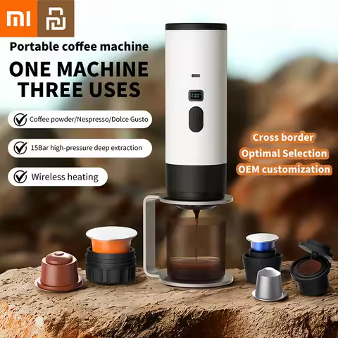 Xiaomi Youpin Coffee Machine Wireless Electric Portable Espresso Coffee Machine Camp Digital Display