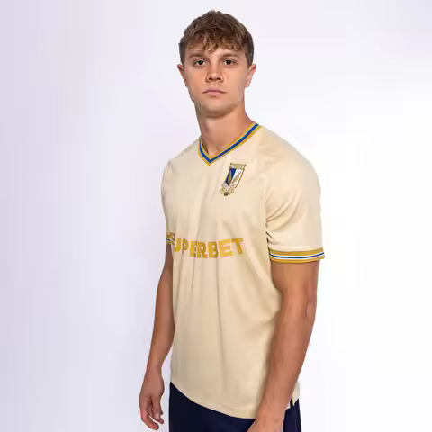 Lech Poznan 2025-26 football jersey Ekstraklasa jersey Autumn Sports Dry Quickly Men's T-Shirt Child