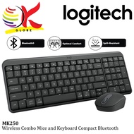 LOGITECH MK250 COMPACT BLUETOOTH WIRELESS KEYBOARD MOUSE COMBO SET WITH SPILL RESISTANT / 1000 DPI -