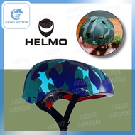 [AKIHI MOTOR] MOTORCYCLE BIKE HELMO NUTSHELL HELMET ADJUSTABLE