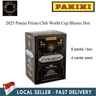 2025 Panini Prizm FIFA Club World Cup Soccer Blaster Box - 24 soccer cards per box