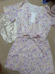 Air space 夏天混色套裝褲裙