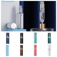 SEPTEMBER Bottom-filled Perfume Bottle, Refillable Self-pumping 5ml Leather Spray Bottle, Portable U