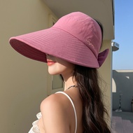 CHIC หมวกไวเซอร์ หมวกนักวิ่ง Visor Cap Hats เกาหลีหมวกแฟชั่น bucket hat กีฬา Panama hat หมวกกันแดด portable hat กันแดดUVได้  ฤดูร้อน 14Z23032714