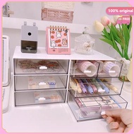 Stackable Desktop Drawer Organizer Desk Storage Box Visible drawer Stationery Jewelry Cosmetic Storage Box