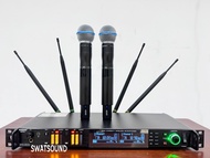 (สินค้าตรงปก100%) AD4D+ หัวไมค์BETA58 รุ่น2จอ ส่งสัญญาณแรง 60mw คลื่นความถี่ 748-758 // 694-703 เสีย